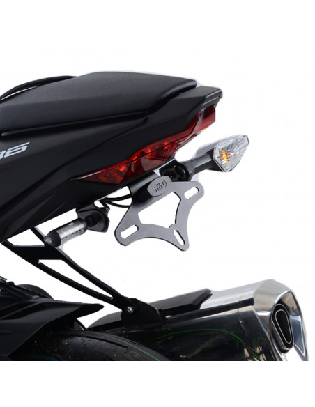 Support de plaque R&G RACING noir Kawasaki ZX636