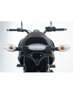 Support de plaque R&G RACING noir Yamaha XSR700 2