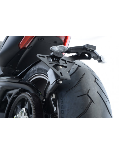 Support de plaque R&G RACING noir Ducati X Diavel