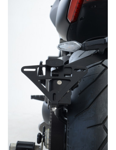 Support de plaque R&G RACING noir Ducati X Diavel