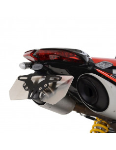 Support de plaque R&G RACING - noir Ducati Hypermotard 950 (SP/RVE)