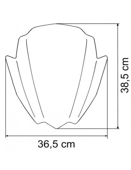 Bulle universel MRA Racing RNB pour motos naked