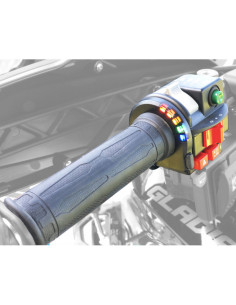 Poignées chauffantes KOSO Ø22mm + pouce chauffant pour la gâchette 2