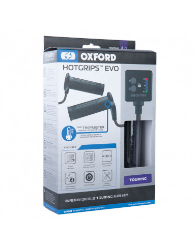 Poignées chauffantes OXFORD HotGrips Touring chauffe automatique
