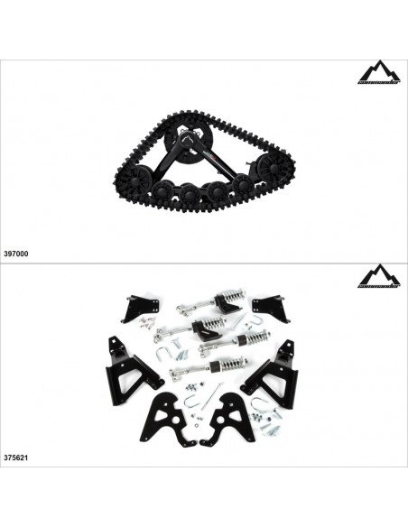 Kit chenilles KIMPEX Commander WS4 Yamaha Grizzly 700