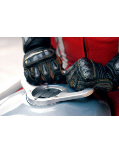 Poignée de réservoir A-SIDER 5 vis argent Ducati 2