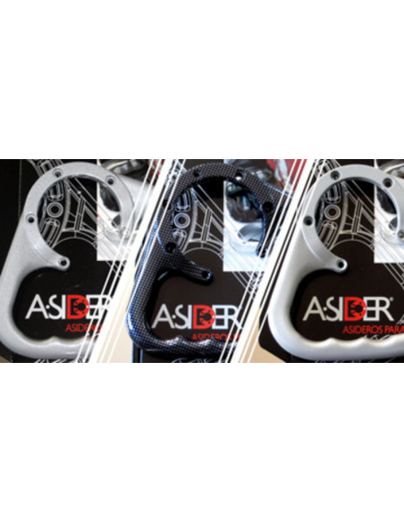 Poignée de réservoir A-SIDER 5 vis argent Honda