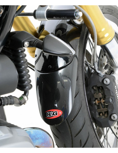 Extension de garde-boue avant R&G RACING effet carbone Triumph Speed Triple 1050