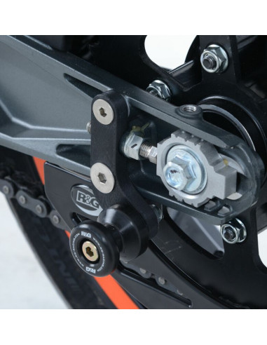 Pions de bras oscillant avec platine R&G RACING noir KTM