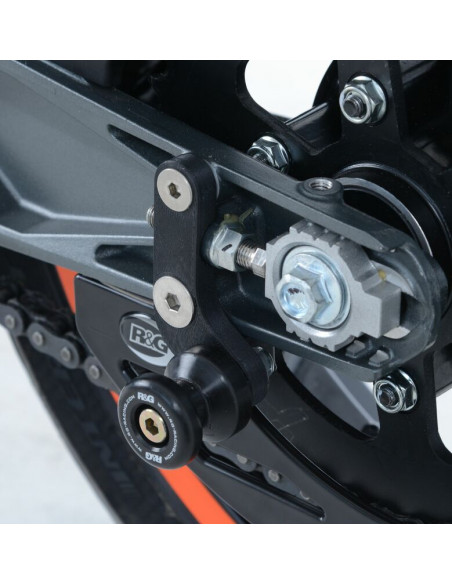 Pions de bras oscillant avec platine R&G RACING noir KTM