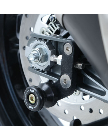 Pions de bras oscillant avec platine R&G RACING noir KTM