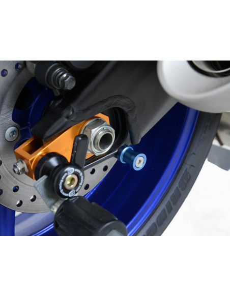 Pions de bras oscillant R&G RACING M10 bleu