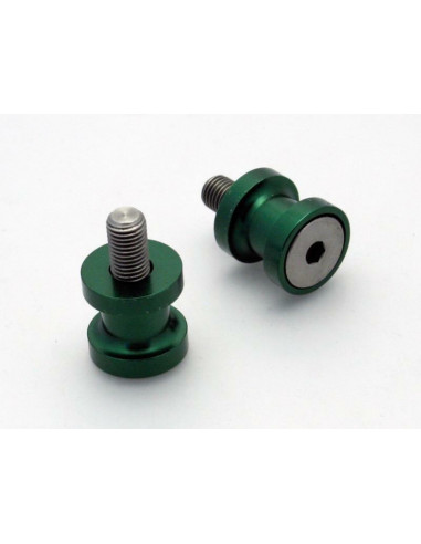 Pions de bras oscillant R&G RACING M10 aluminium vert