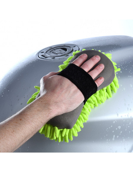 Gants éponge microfibre OXFORD nettoyage + lustrage