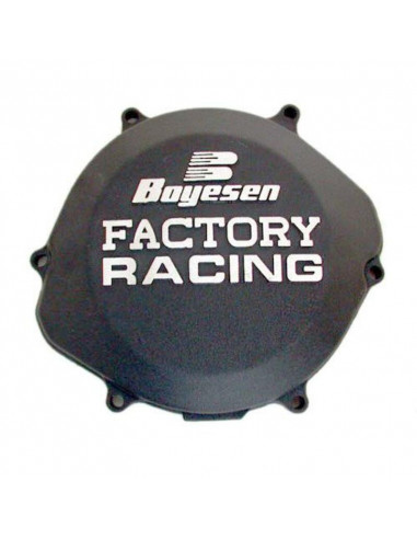 Couvercle de carter d'embrayage BOYESEN Factory Racing noir Honda CR250R