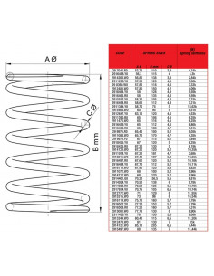 Ressort de poussée super-renforcé MALOSSI BMW C600/C650GT 2