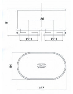 Filtre à air BMC (set de deux filtres) - FM3092 Yamaha FZR1000 2