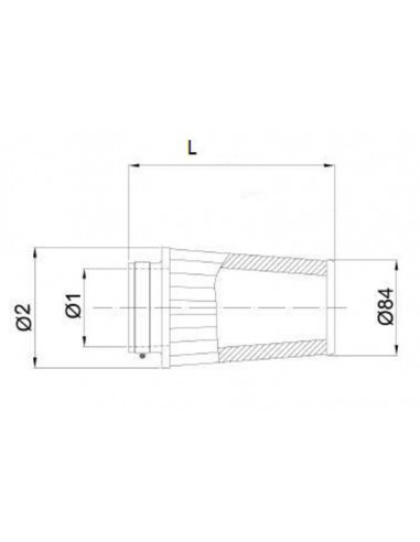 Filtre à air BMC conique Ø50mm - FBSS50-128