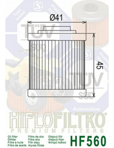 Filtre à huile HIFLOFILTRO - HF560 CAN-AM 2