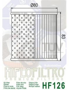 Filtre à huile HIFLOFILTRO - HF126 2