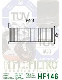 Filtre à huile HIFLOFILTRO - HF146 Yamaha 2