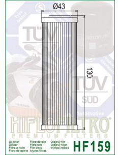 Filtre à huile HIFLOFILTRO - HF159 Ducati 2