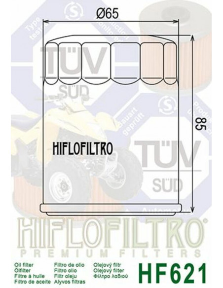 Filtre à huile HIFLOFILTRO - HF621 Arctic Cat