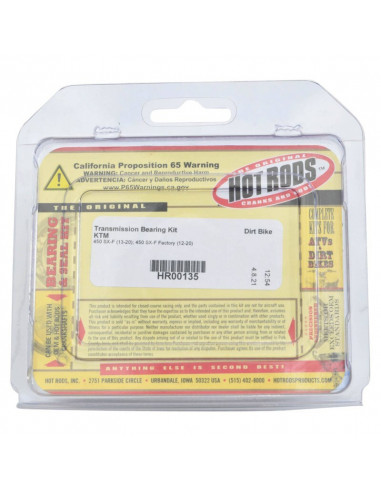 Kit roulements boîte de vitesse HOT RODS - KTM 450 SX-F / Factory