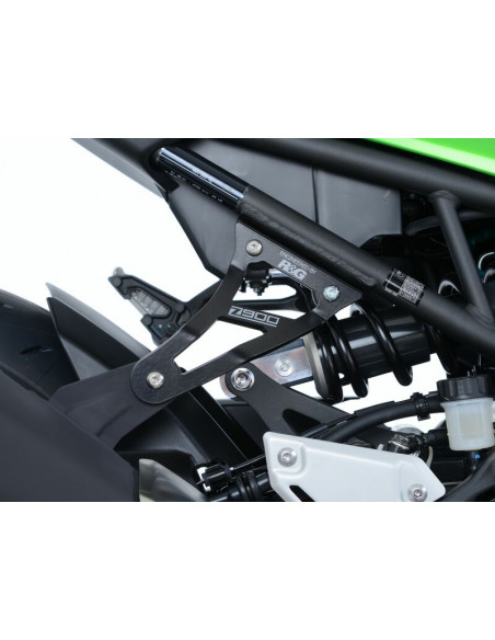 Patte de fixation de silencieux R&G RACING noir Kawasaki Z900