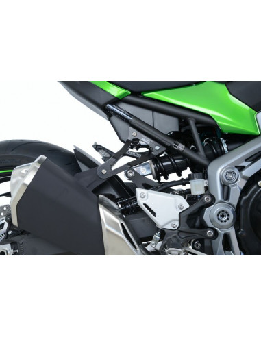 Patte de fixation de silencieux R&G RACING noir Kawasaki Z900