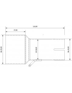 Tube de raccordement MIVV 55  38 mm 2
