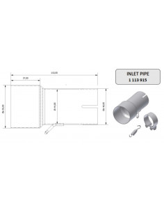 Tube de raccordement MIVV 55  44 mm