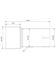 Tube de raccordement MIVV 55  44 mm 2