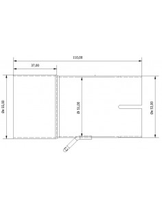 Tube de raccordement MIVV 55  51 mm 2