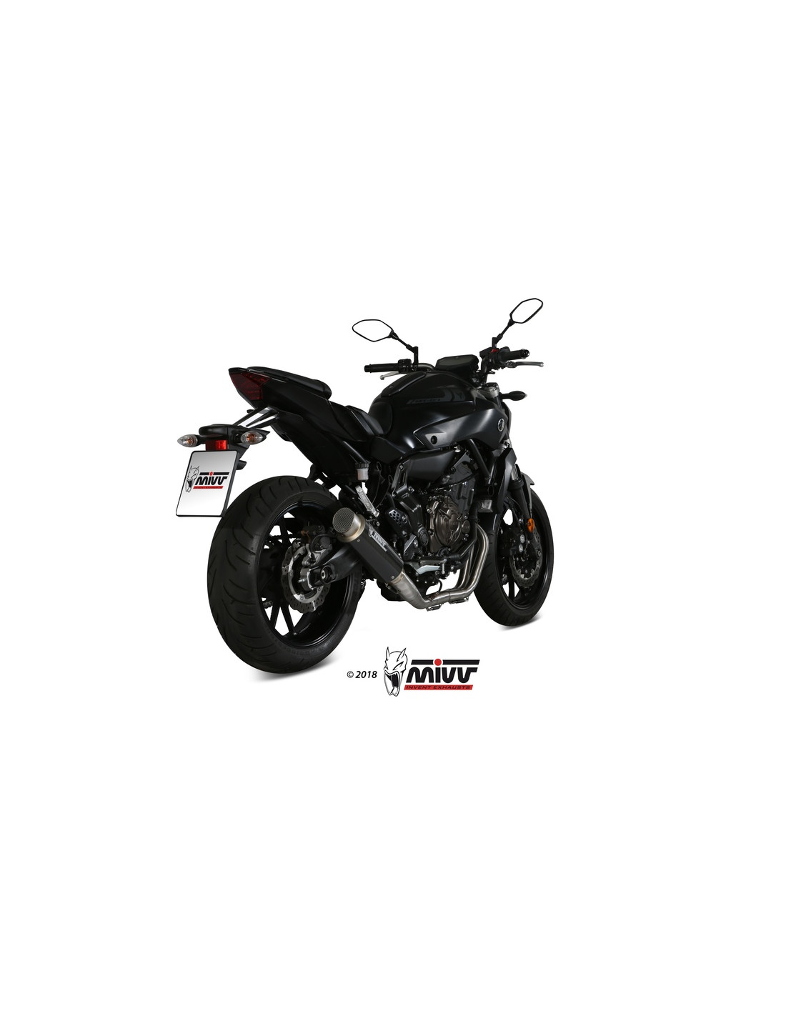 Ligne Complète D'échappement MIVV GP-PRO Pour Kawasaki Z650 (2017-2022) - Homologuée, Acier Noir, Catalyseur Amovible