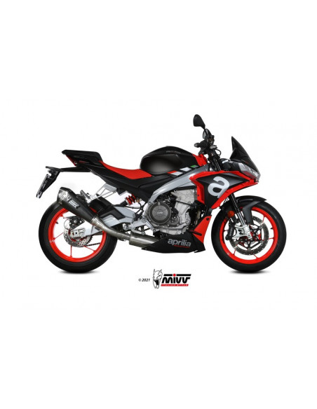 Ligne complète MIVV Delta Race - carbone Aprilia