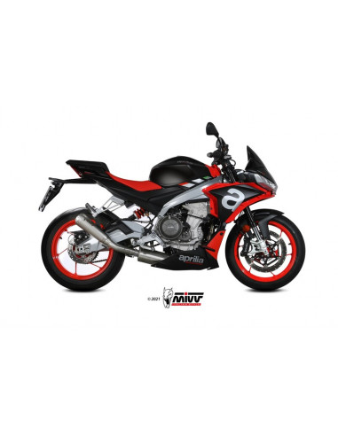 Ligne complète MIVV X-M1 - titane/inox Aprilia Tuono 660