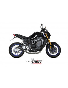 Ligne complète MIVV X-M1 - Steel Black/inox Yamaha MT-09/SP/FZ-09 2
