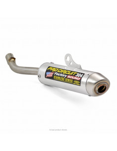 Silencieux PRO CIRCUIT 304 alu brossé/casquette inox Yamaha YZ125