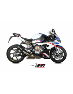 Silencieux MIVV MK3 carbone/casquette inox BMW S1000RR