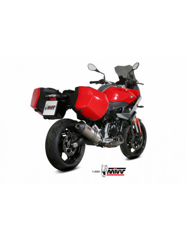 Silencieux MIVV Oval titane/casquette carbone BMW F900XR