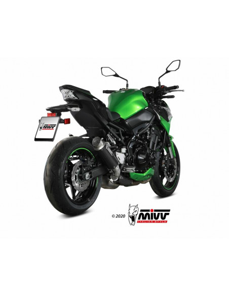 Silencieux MIVV GP Pro carbone/casquette inox Kawasaki Z900