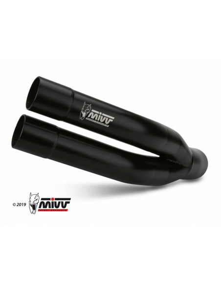 Silencieux MIVV Double Gun Steel Black Kawasaki Z900