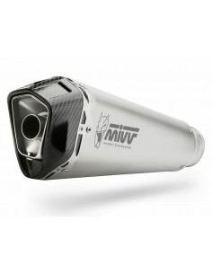 Silencieux MIVV Delta Race inox /casquette carbone Honda X-ADV 750 2