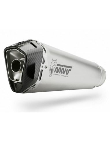 Silencieux MIVV Delta Race inox /casquette carbone Honda X-ADV 750