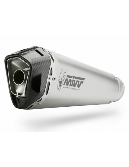 Silencieux MIVV Delta Race inox /casquette carbone Honda X-ADV 750