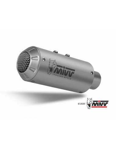 Silencieux MIVV MK3 inox/casquette inox Honda CB1000R