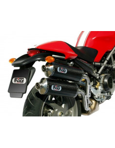 Silencieux double MIVV GP carbone Ducati Monster S2R 800