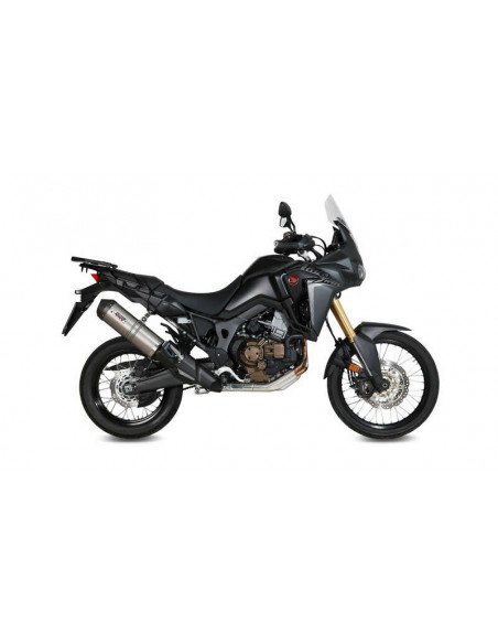 Silencieux MIVV Oval Carbon Cap titane Honda CRF1000L Africa Twin