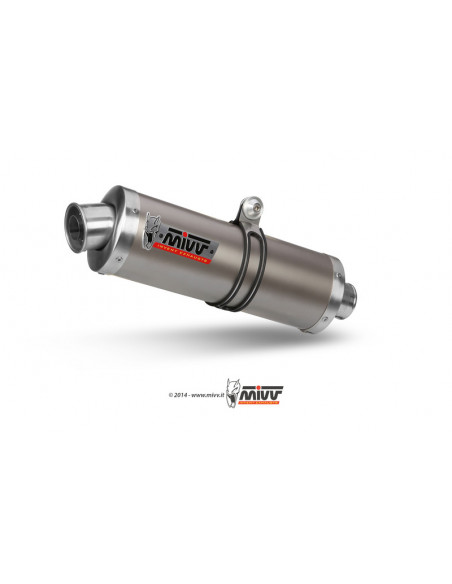 Silencieux MIVV Oval Classic inox Honda XL650V Transalp